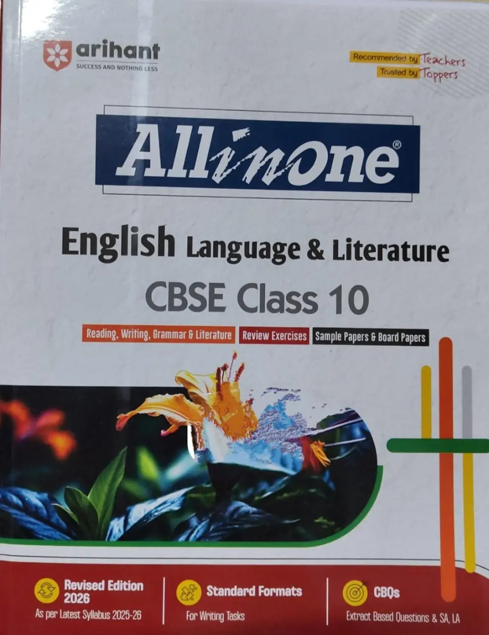 CBSE All in One English Language & Literature Class 10 Exam 2025-26