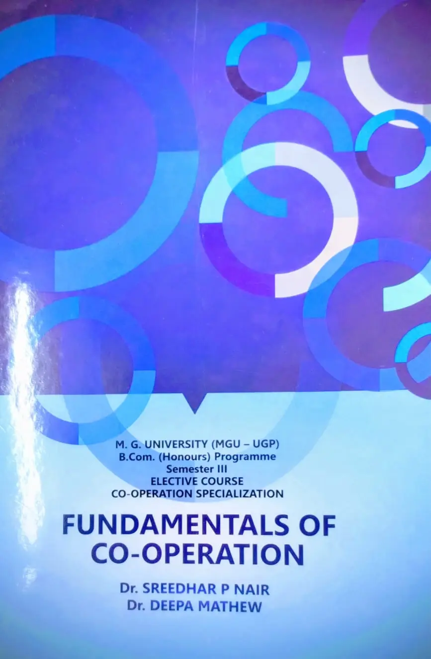 FUNDAMENTALS OF CO-OPERATION | MG UNIVERSITY (MGU-UGP) Com. (Honours} Programme Semester III
