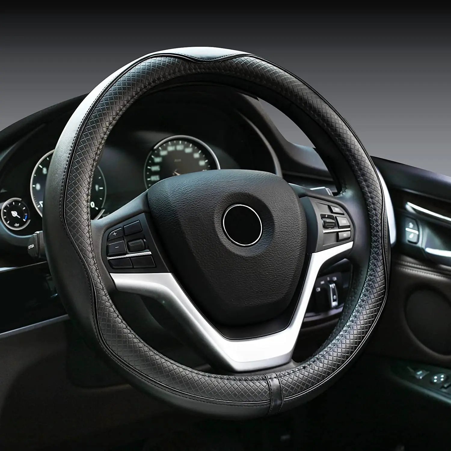 Leather Steering wheel cover 