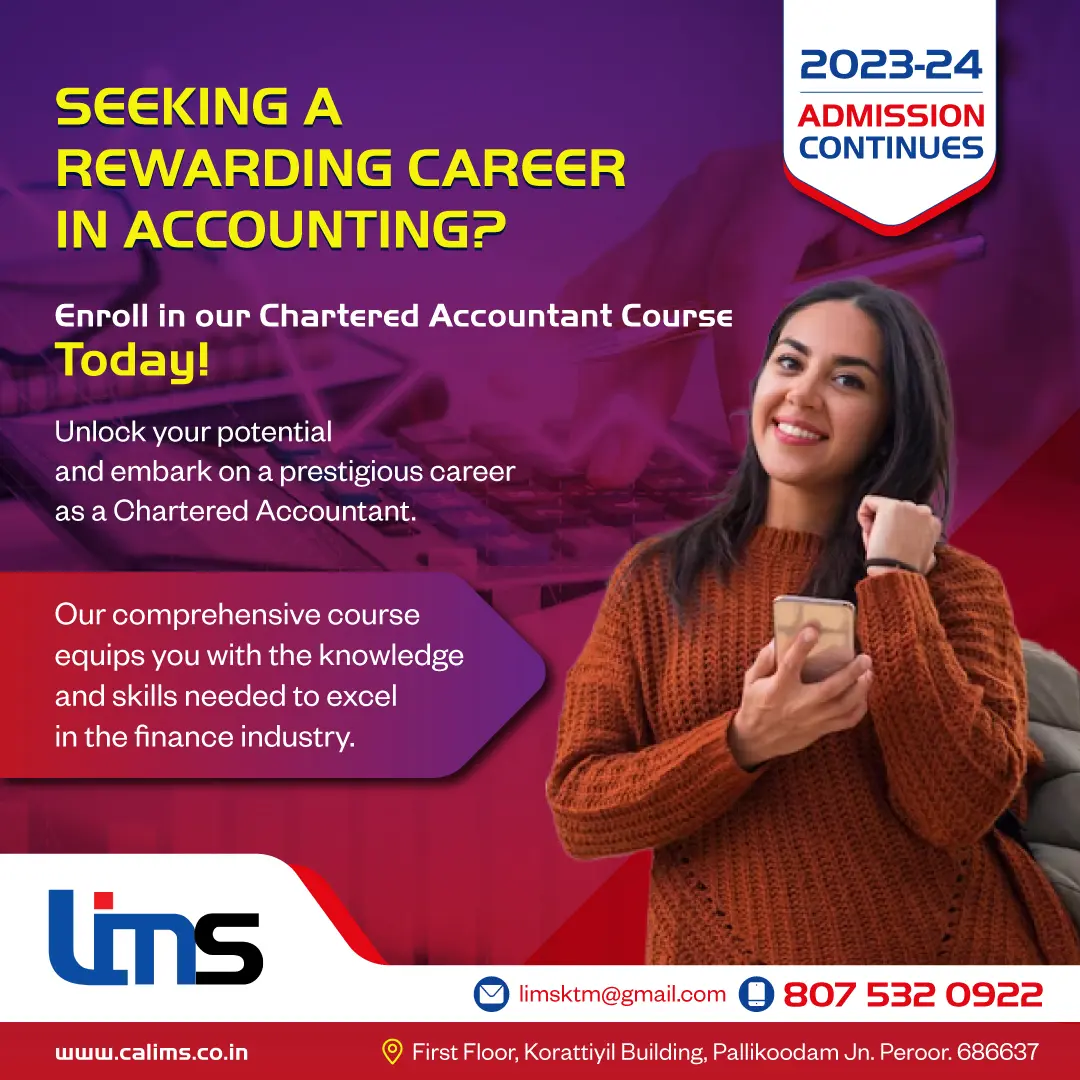 Excel your Career as a Chartered Accountant