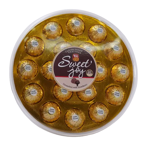 Sweetjoy Center Filled Pralines Groundnut with Strawberry