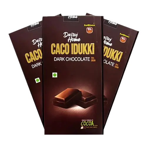 Combo Pack of 3 - Cacao Idukki Dark Chocolate