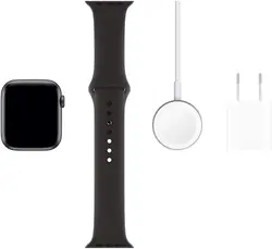 Apple MWV82 Watch Series 5-40 mm Space Grey Aluminum Case with Black Sport Band, GPS - (Pack of1)