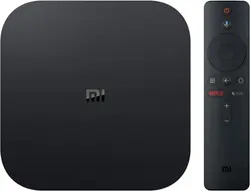 Xiaomi Mi Box S, Smart TV Box, Intelligent 4K Ultra HD Media Player, work with Projector, TVs & Mobile Phones, powered by Android 8.1, - International Version- Black