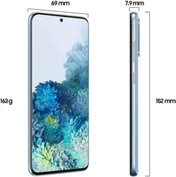 Samsung Galaxy S20+ 5G, 12GB RAM, 128GB, Cloud Blue - UAE Version + Samsung Galaxy Buds Plus