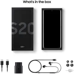 Samsung Galaxy S20+ 5G, 12GB RAM, 512GB, Cosmic Gray - UAE Version + Samsung Galaxy Buds Plus