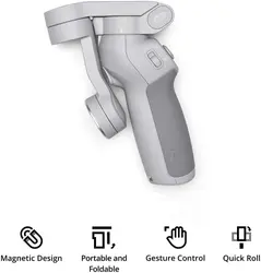 DJI OM 4 - Handheld 3-Axis Smartphone Gimbal Stabilizer with Grip Tripod Vlog YouTube Live Video for iPhone Android