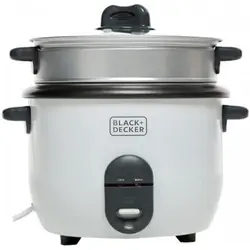 Black & Decker 1.8 Liter Rice Cooker - White, RC1860-B5