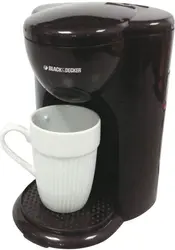 Black & Decker 1 Cup Coffee Maker 330 Watts, Black [DCM25-B5]
