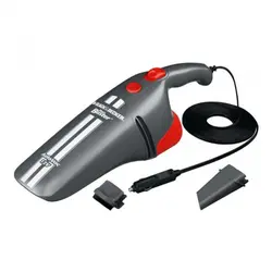 Black & Decker Auto Car Vacuum Cleaner 12 Volt, Black and Orange [AV1205]