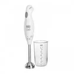 Black & Decker 300W Stick Hand Blender, White - SB2200-B5