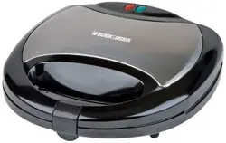 Black & Decker 2 Slot Sandwich Maker Removable S/W Plate, TS2040-B5