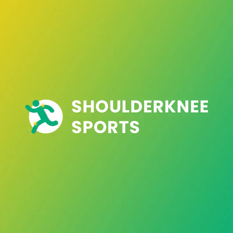Shoulder Knee Sports Logo