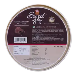 Sweetjoy Center Filled Pralines Groundnut with Strawberry