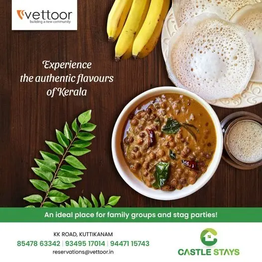 Dine Royally At Vettoor Castle Stays