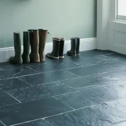 Slate floor tile