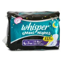 WHISPER MAXI NIGHTS 7 PADS