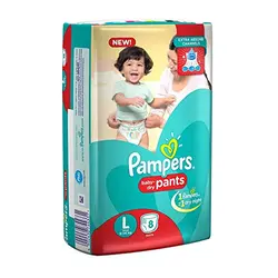 PAMPERS L 8 PANTS