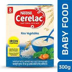CERELAC STAGE 2,8 MONTH.RICE VEG