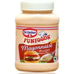 FUNFOODS VEG MAYONNAISE BURGER  275 GRAM