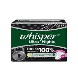 WHISPER ULTRA NIGHT XXXL 3PADS