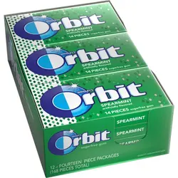 WRIGLEY ORBIT SPEARMINT 