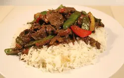 Beef oyster with rice
