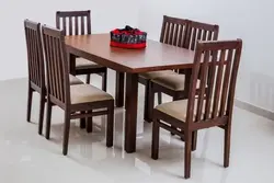 DINING CHAIRS AND TABLE