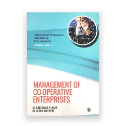 Management of Co-operative Enterprises B.COM Semester 4 M.G University