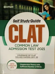 CLAT common law admission test 2021  self study guide  ( coverage of clat solved papers 2017-2020 )