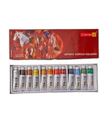 Camel Artist Acrylic Colour Box (9ml,12 shades)