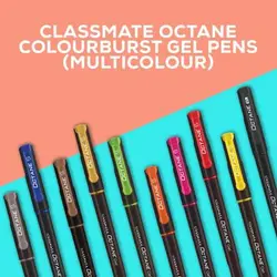 Classmate Octane Colourburst Gel Pen Gel Pen  (Pack of 10)