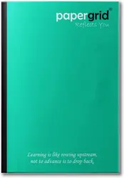 Papergrid A4 Size - Single Line A4 Notebook Single Line 136 Pages  (Set of Multiple Colors, Pack of 6 Notebooks) 29.7 cm x 21 cm