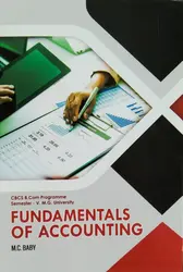 Fundamentals Of Accounting  B.COM Semester 5  M.G University 