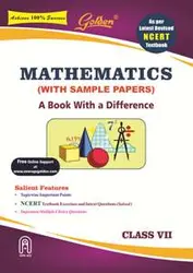Class 7 - Golden Mathematics Guide For CBSE Students - Latest Edition