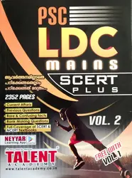 PSC LDC  Mains  SCERT Plus - Talent  Academy  Vol I & II