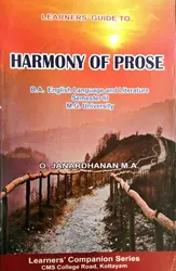 Harmony of Prose BA English ( Guide )  Semester 3 M.G University 