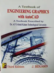 A Textbook Of Engineering Graphics With AutoCad  3rd Edition ( KTU )