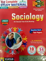 Sociology for Second Year B.Sc Nursing - Dr. K Madhavi - The Complete Study Material - INC Syllabus 2022 Edition