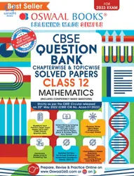 Plus Two - Oswaal Mathematics Chapterwise & Topicwise Question Bank For CBSE Students - For 2023 Exam