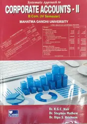Corporate Accounts -II by KGC Nair: BCOM 4 th  Semester MG University