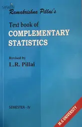 Text Book of Complementary Statistics BSc, Semester 4 | Ramakrishna Pillai | MG University