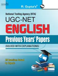 NTA-UGC-NET/JRF: English (Paper I & Paper II) Previous Years' Papers (Solved) | R Gupta's