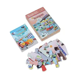 Jigsaw Puzzle (24 Piece + Fun Fact Book Inside) Transport 