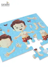 Jigsaw Puzzle (24 Piece + Fun Fact Book Inside) Human Body Parts