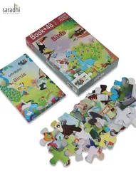 Jigsaw Puzzle (48 Piece + Fun Fact Book Inside) Birds
