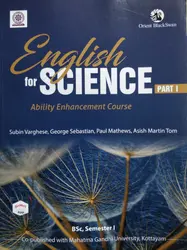 English for Science Part 1 | Ability Enhancement Course Text Book B.Sc Semester 1, MG University