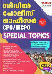 Kerala PSC | CPO / WCPO  Civil Police Officer  Special Topics 2025 | Latest Edition | Talent Academy