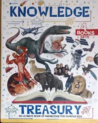 Knowledge Treasury | 4 Books Sets | An Ultimate Book Of Knowledge For Curious Kids | Brijbasi Arts Press LTD