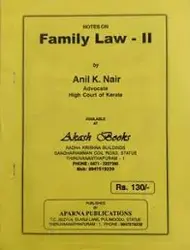 FAMILY LAW -2-ANIL K NAIR-APARNA PUBLICATIONS -NOTES ON FAMILY LAW